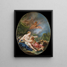 Jowisz i Kalisto - François Boucher — oprawiony obraz na ścianie