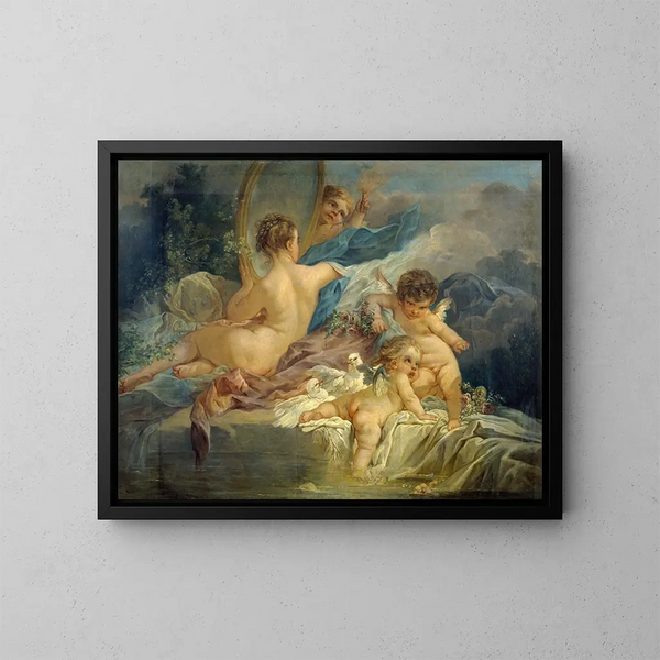 La Toilette de Vénus - François Boucher — oprawiony obraz na ścianie