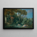 Les Baigneuses - François Boucher — oprawiony obraz na ścianie