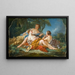 Les Confidences pastorales - François Boucher — oprawiony obraz na ścianie