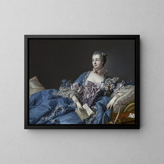 Madame de Pompadour - François Boucher — oprawiony obraz na ścianie