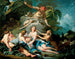 Mercure ufający dziecku Bachusowi wśród nimf Nysy - François Boucher — widok dzieła