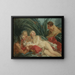 Pan i Syrinx - François Boucher — oprawiony obraz na ścianie