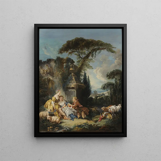 Franois Boucher - Pastoral scene (Case Conflict).webp