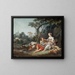 Pensez aux raisins - François Boucher — oprawiony obraz na ścianie