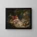pasterzy i pasterek - François Boucher — oprawiony obraz na ścianie