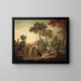 Le Pont - François Boucher — oprawiony obraz na ścianie