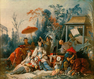 Le jardin chinois - François Boucher — widok dzieła