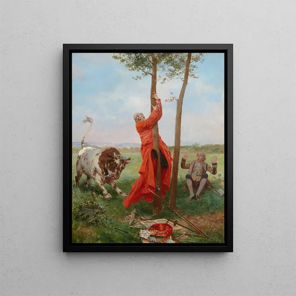La bulle papale - François Brunery — oprawiony obraz na ścianie