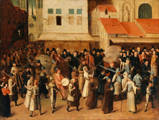 La Procession de la Ligue - François Bunel le Jeune — widok dzieła