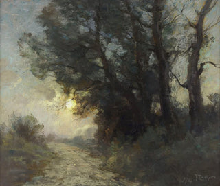 Trasa pod księżycem - François Cachoud — widok dzieła
