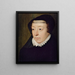 Portret Katarzyny Medycejskiej 1519-1589 królowa Francji - François Clouet — oprawiony obraz na ścianie