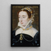 Portret Diane de France, księżnej d'Angoulême 1538-1619, córki prawowitej Henri II - François Clouet — oprawiony obraz na ścianie