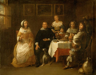 Spotkanie rodzinne - François Duchatel — widok dzieła
