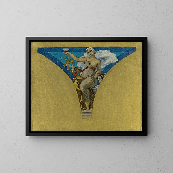 La Champagne - François Émile Ehrmann — oprawiony obraz na ścianie