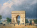 L'Arc de Triomphe de l'Étoile - François Étienne Villeret — widok dzieła