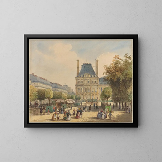 Franois Etienne Villeret - Rue de Rivoli and Pavillon Marsan.webp