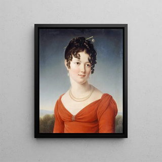 Franois Grard - Bust Portrait Of AlexandrineAnne De La Pallu Marquise De Flers 17861832.webp