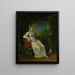 Caroline Ferdinand Louise de Sicile 1798-1870 Żona Charlesa Ferdynanda, księcia de Berry, w parku Bagatelle w lesie Boulogne koło Paryża - François Gérard — oprawiony obraz na ścianie