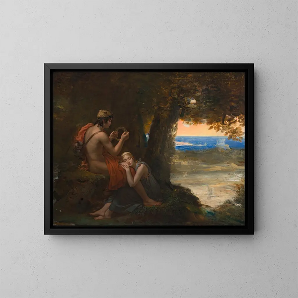Daphnis i Chloe - François Gérard — oprawiony obraz na ścianie