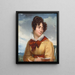Portret Alexandra Gérarda, szwagierki artysty - François Gérard — oprawiony obraz na ścianie