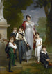 Portret Louise-Antoinette-Scholastique Guéhéneuc Madame la Maréchale Lannes Księżna de Montebello z dziećmi - François Gérard — widok dzieła