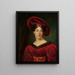 Portret Madame Lestapis i Boode Fille d'Henry Boode - François Joseph Kinson — oprawiony obraz na ścianie