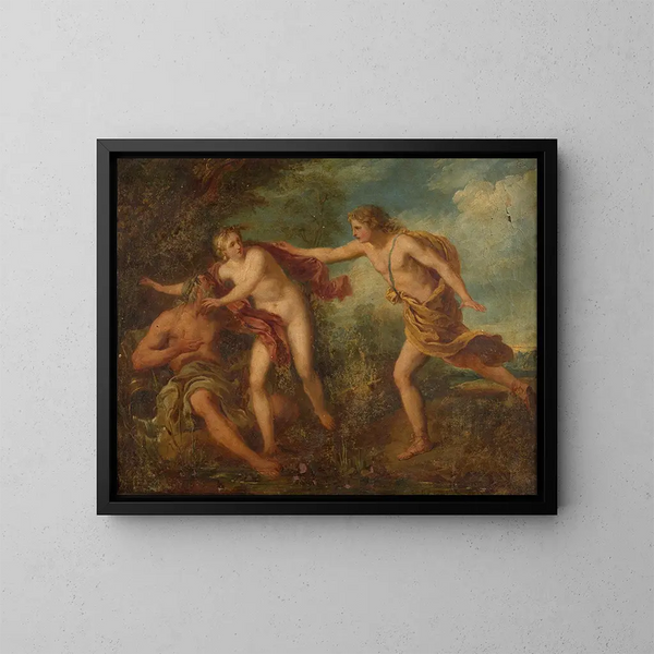 Apollon i Dafne - François Lemoyne — oprawiony obraz na ścianie
