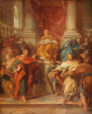 Franois Lemoyne - Elymas the Sorcerer Struck with Blindness sketch.webp