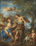 Wenus i Adonisa - François Lemoyne — widok dzieła