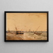 Le Port de Calais - François Louis Thomas Francia — oprawiony obraz na ścianie