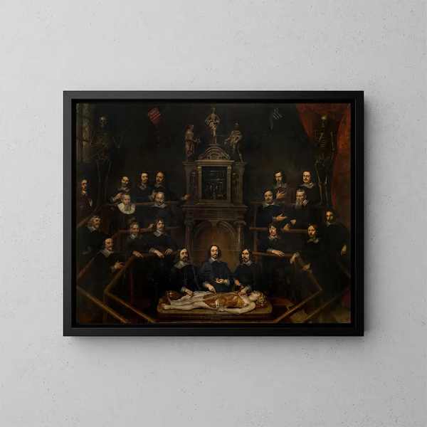 La leçon d'anatomie du Dr Joannes van Buyten - Frans Denys — oprawiony obraz na ścianie