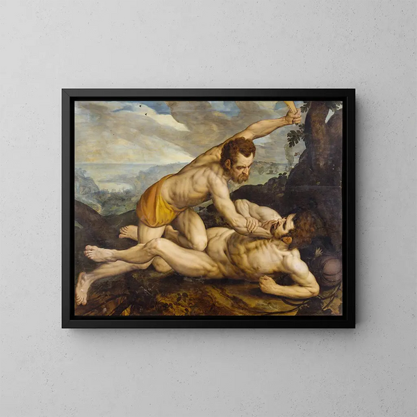 Kain i Abel - Frans Floris — oprawiony obraz na ścianie