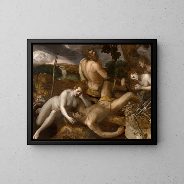 La Lamentation sur Abel - Frans Floris — oprawiony obraz na ścianie