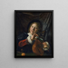 Chłopca z lutnią - Frans Hals — oprawiony obraz na ścianie