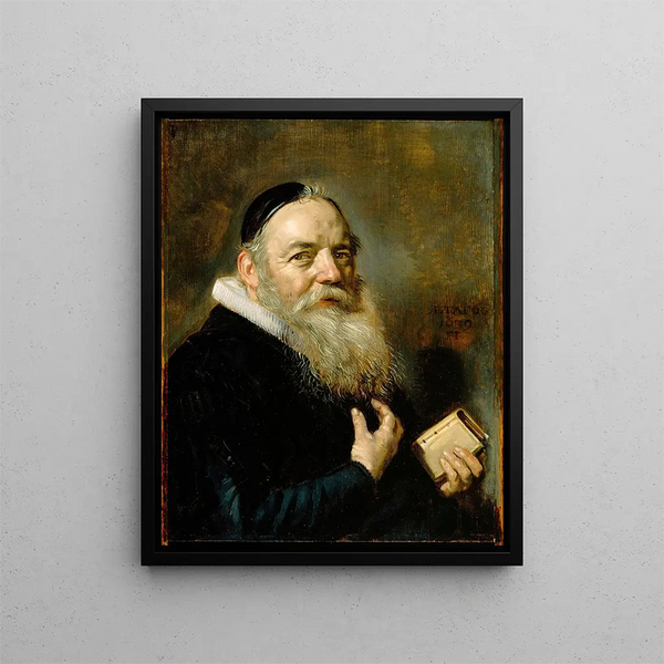 portret Hendrika Swalmiusa - Frans Hals — oprawiony obraz na ścianie