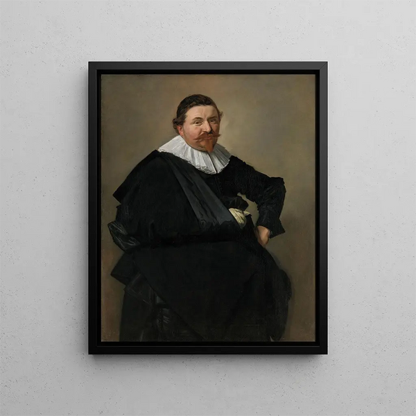 portretu Lucasa de Clercq - Frans Hals — oprawiony obraz na ścianie