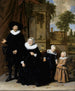 Portret holenderskiej rodziny - Frans Hals — widok dzieła