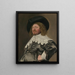 portret mężczyzny, być może Nicolaes Pietersz Duyst van Voorhout, urodzony około 1600 roku, zmarły w 1650 roku - Frans Hals — oprawiony obraz na ścianie