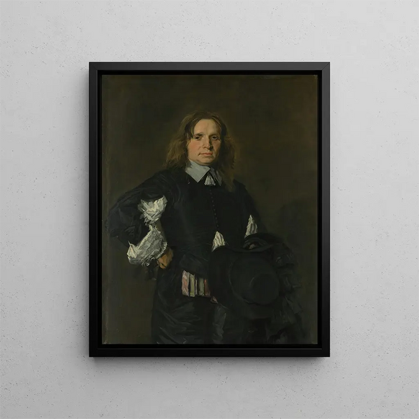 Portret mężczyzny - Frans Hals — oprawiony obraz na ścianie