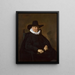 portret starszego mężczyzny tradycyjnie nazywanego Heer Bodolphe - Frans Hals — oprawiony obraz na ścianie