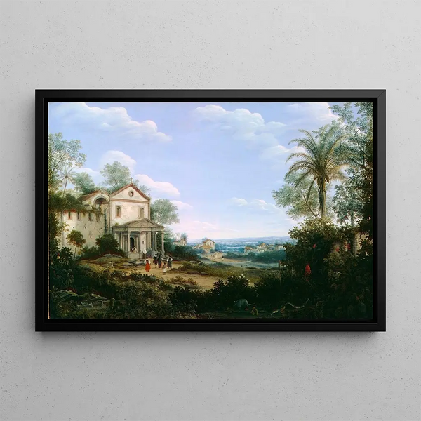 Frans Post - View Of The Jesuit Church At Olinda Brazil.webp
