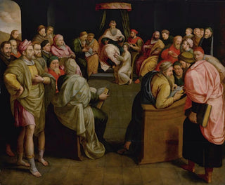 Chrystus wśród uczonych - Frans Pourbus starszy — widok dzieła