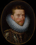L'archiduc Albert VII d'Autriche 1559-1621 noszący Order Złotego Runa - Frans Pourbus młodszy — widok dzieła