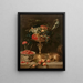 Kompozycja z filiżanką i wiewiórką - Frans Snyders — oprawiony obraz na ścianie
