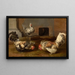 Walki kogutów - Frans Snyders — oprawiony obraz na ścianie