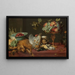 Martwa natura z martwą zwierzyną, owocami i warzywami - Frans Snyders — oprawiony obraz na ścianie