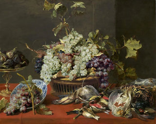 Martwa natura z winogronami i dziczyzną - Frans Snyders — widok dzieła