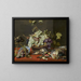 Martwa natura z winogronami i dziczyzną - Frans Snyders — oprawiony obraz na ścianie