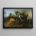 Le Renard rendant visite au héron - Frans Snyders — oprawiony obraz na ścianie